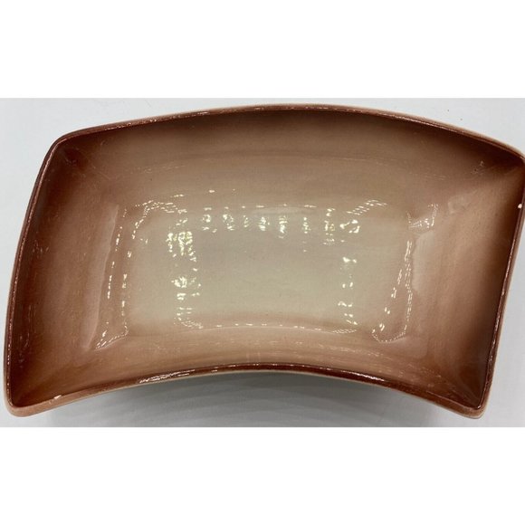Valley Vista California Pottery Brown Leaf serving Bowl with cover - Picture 5 of 8